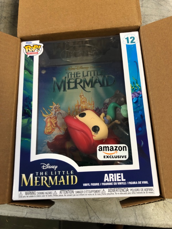 Photo 2 of Funko Pop! VHS Cover: Disney - The Little Mermaid, Ariel (Amazon Exclusive) Toys - Ariel