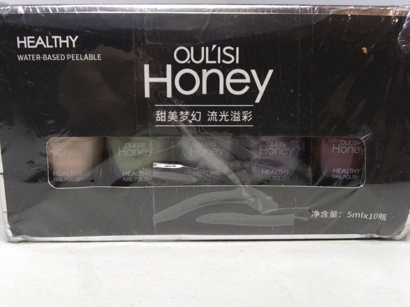 Photo 1 of (Lot of 2) Oulisi Honey Nail Polish 10ct. -Multicolor
