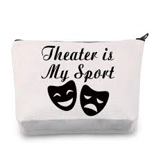 Photo 1 of Acting Inspired Gift Theatre Bags Theater is My Sport Makeup Bags Gifts for Performance Actress Actors Director (Theater is My Sport)
