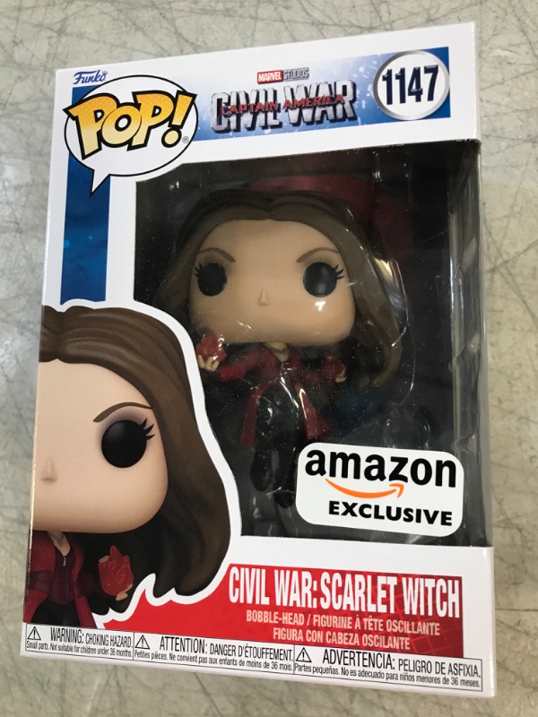 Photo 1 of Funko Pop! Marvel: Captain America: Civil War Build A Scene - Scarlet Witch, Amazon Exclusive, Figure 5 of 12