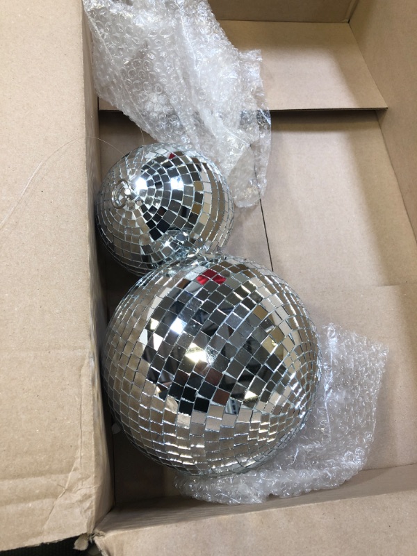 Photo 2 of 2 pack disco balls 