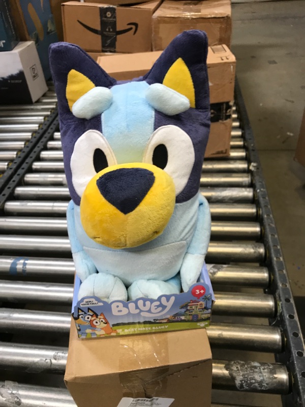 Photo 1 of Bluey 18" Stuffed Animal - Playtime & Naptime Companion, Jumbo Size, Soft Deluxe Materials - Huggable Cuddles Best Friend (13010) Bluey Jumbo Plush Plush