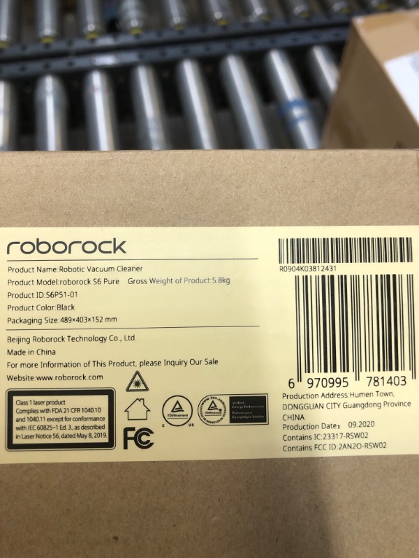 Photo 1 of Roborock S6 Pro Ultra Robot Vacuum and Mop, Auto-Drying, Self-Washing, Liftable Dual Brush & Sonic Mop, 6000Pa Suction, Self-Refilling, Self-Emptying, Obstacle Avoidance, Black (RockDock Ultra Series) S6 Pro Ultra(Black)