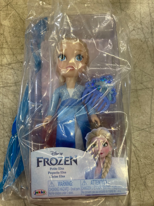 Photo 2 of Disney Frozen Elsa Doll 6-Inch Petite Play Dolls with Comb