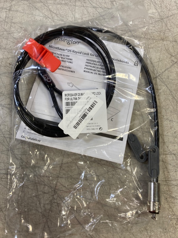 Photo 1 of Kensington MicroSaver DS Master Keyed Twin Laptop Lock

