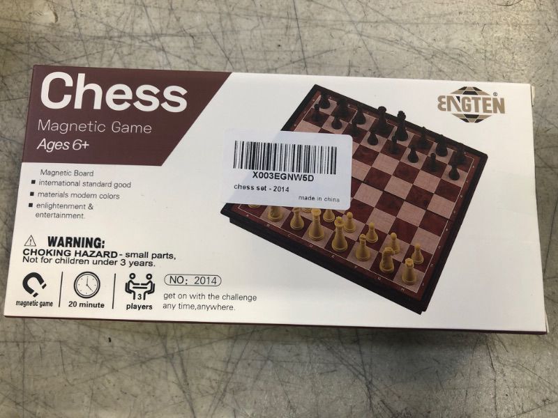 Photo 1 of MAGNETIC BOARD CHESS- 