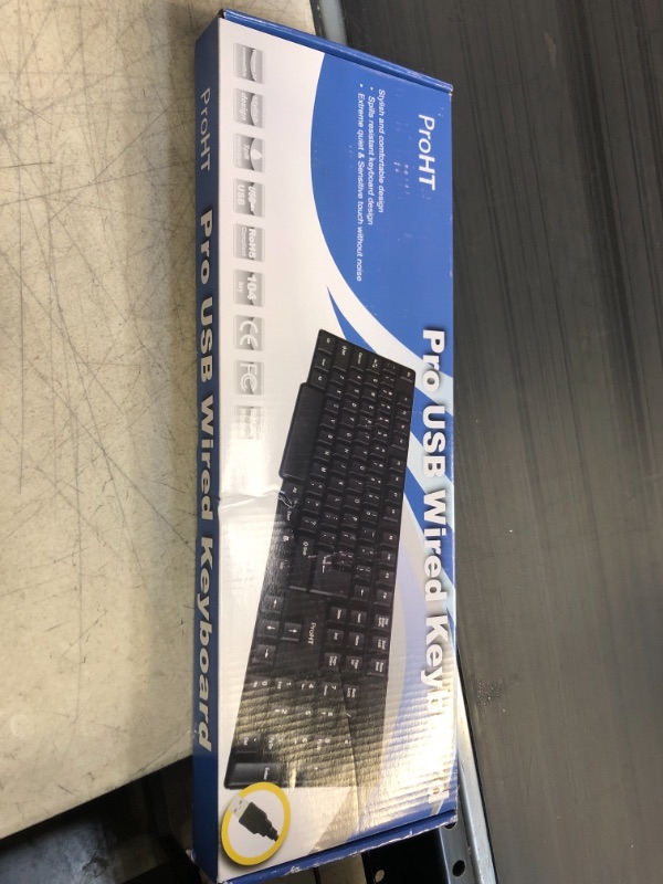 Photo 1 of STANDARD USB WIRED KEYBOARD.  THIS KEYBOARD IS MADE TO FUNCTION WITH ANY COMPUTER