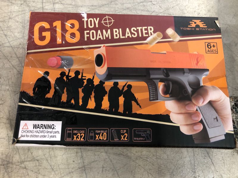 Photo 1 of G18 TOY FOAM BLASTER GUN
