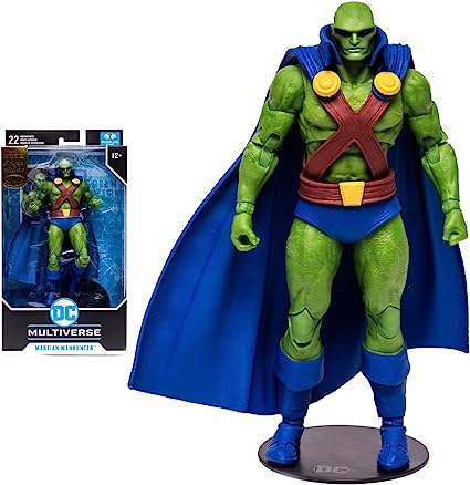 Photo 1 of DC Comics TM15253 DC Multiverse 7 Inch Collectible McFarlane Figure-Martian Manhunter Variant (Gold Label), Multicolor
