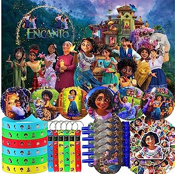 Photo 1 of Encanto Party Favors Gifts Kit For Kids Supplies Pack Birthday Bracelet Keychain Button Pin
