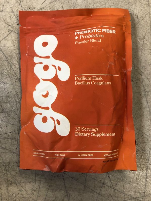 Photo 2 of EXPIRES-12/07/2023
GOGO Fiber Powder - Sugar Free Psyllium Husk Powder with Probiotics and Prebiotics - Dietary Digestion Supplement for Gut Health and Bloating Relief - Daily Fiber Supplement, 30 Servings (Pack of 1)