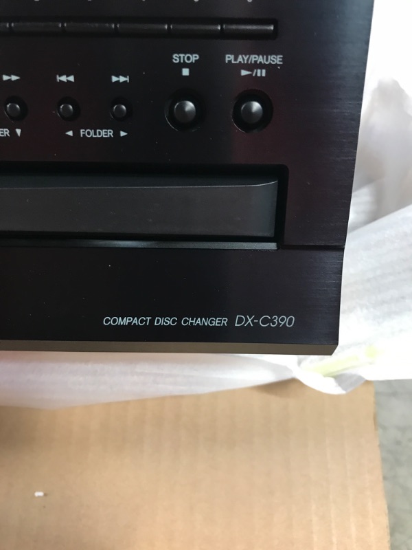 Photo 3 of Onkyo DXC390 6-Disc Carousel Changer CD Player, Black