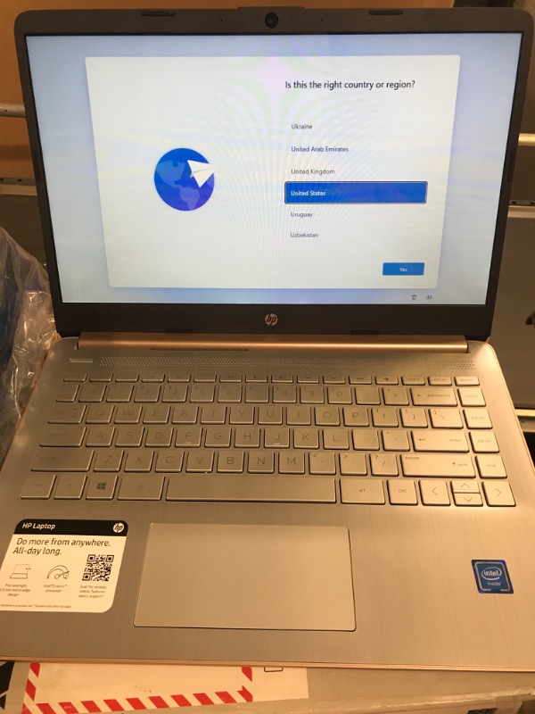 Photo 2 of HP Stream 14-Inch Laptop, Intel Celeron N4000, 4 GB RAM, 64 GB eMMC, Windows 10 Home in S Mode With Office 365 Personal For 1 Year (14-cb188nr, Rose Pink)