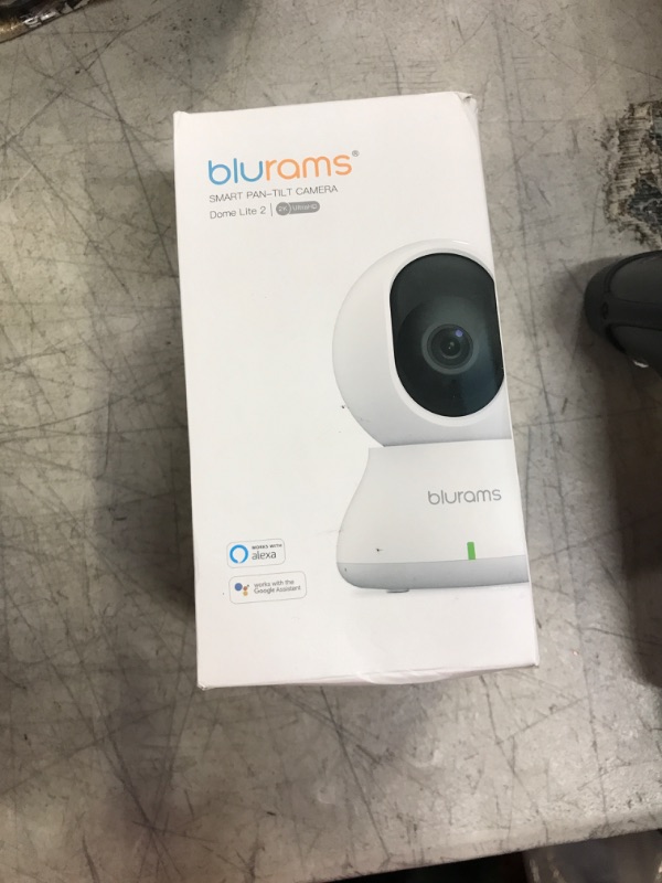 Photo 2 of Security Camera 2K, blurams Baby Monitor Dog Camera 360-degree for Home Security w/ Smart Motion Tracking, Phone App, IR Night Vision, Siren, Works with Alexa & Google Assistant & IFTTT, 2-Way Audio White