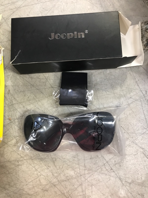 Photo 2 of Joopin Polarized Sunglasses for Women Vintage Big Frame Sun Glasses Ladies Shades