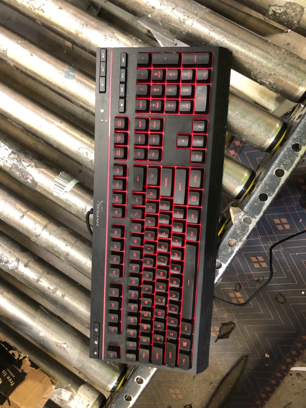 Photo 2 of HyperX Alloy Core RGB – Membrane Gaming Keyboard, Comfortable Quiet Silent Keys with RGB LED Lighting Effects, Spill Resistant, Dedicated Media Keys, Compatible with Windows 10/8.1/8/7 – Black
