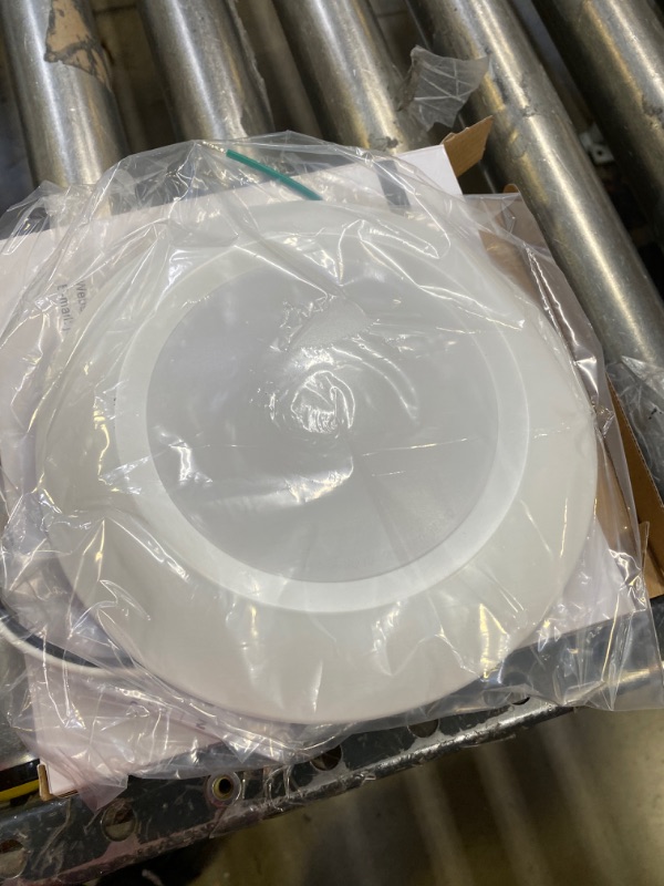 Photo 1 of JULLISON 6 Inch LED Low Profile Recessed & Surface Mount Disk Light, Round, 15W, >900 Lumens, 3000K Warm White, CRI80, Driverless Design, Dimmable, ETL Listed, White 3000k Warm White