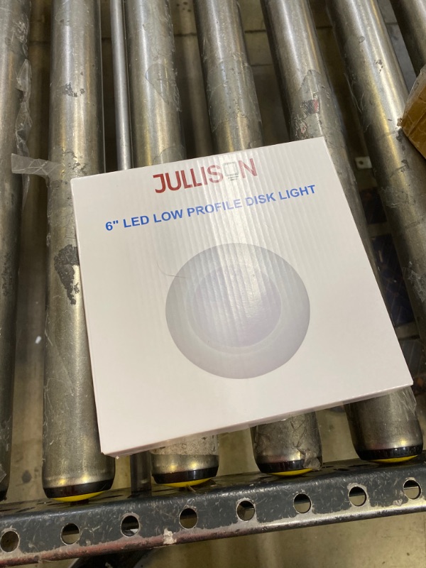 Photo 1 of JULLISON 6 Inch LED Low Profile Recessed & Surface Mount Disk Light, Round, 15W, >900 Lumens, 3000K Warm White, CRI80, Driverless Design, Dimmable, ETL Listed, White 3000k Warm White