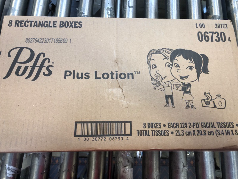 Photo 1 of 8 boxes of puffs plus lotion tissues