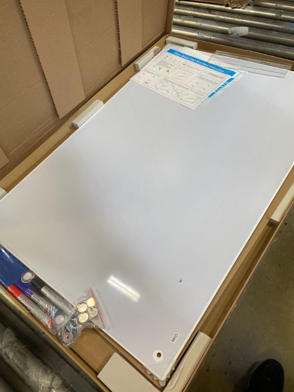 Photo 1 of glass whiteboard 