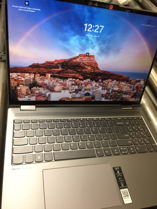 Photo 2 of 2022 LENOVO Yoga 7i 2-in-1 Laptop 14" 2.2K Touchscreen Intel EVO Platform 12th Core i7-1255U Iris Xe Graphics 16GB RAM 2TB SSD WI-FI 6E Thunderbolt 4 Backlit KB w/ FP Windows 11 RATZK 32GB USB
