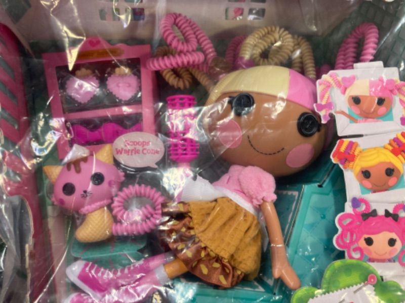 Photo 2 of Lalaloopsy Silly Hair Doll - Scoops Waffle Cone with Pet Cat
