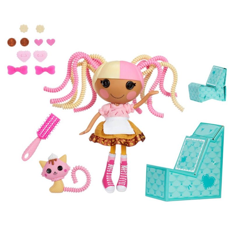 Photo 1 of Lalaloopsy Silly Hair Doll - Scoops Waffle Cone with Pet Cat
