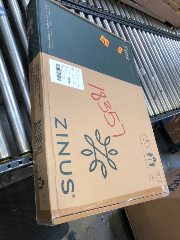 Photo 2 of ZINUS Molly 28 Inch Standing Desk with Adjustable Height / Desktop Workstation / Desk Converter / No Assembly, Espresso
FACTORY SEALED*******