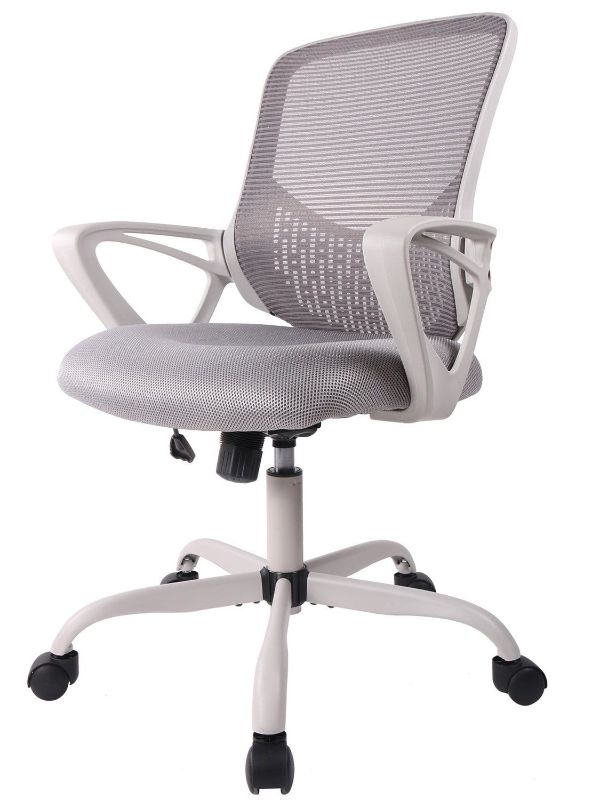 Photo 1 of Mid-Back Mesh Ergonomic Chair Gray