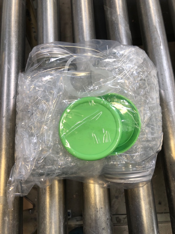 Photo 1 of 2 Pack 32 OZ Glass Large Mason Jars Wide Mouth with Airtight Metal Lid, Safe for Fermenting Kombucha Kefir Kimchi, Pickling, Storing and Canning, Dishwasher Safe, Made in USA WITH PLASTIC LIDS 