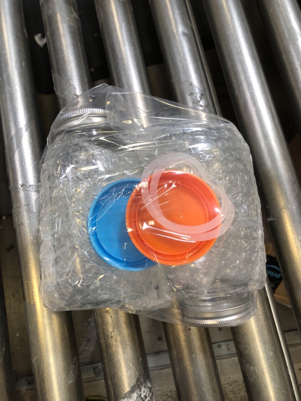 Photo 1 of 2 Pack 32 OZ Glass Large Mason Jars Wide Mouth with Airtight Metal Lid, Safe for Fermenting Kombucha Kefir Kimchi, Pickling, Storing and Canning, Dishwasher Safe, Made in USA WITH PLASTIC LIDS 