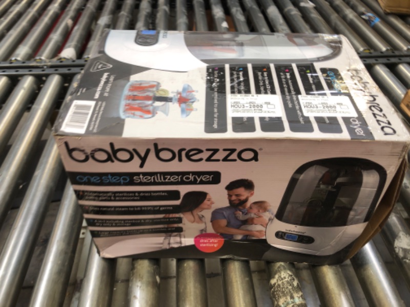 Photo 2 of Baby Brezza Baby Bottle Sterilizer and Dryer Machine – Electric Steam Sterilization - Universal Fit - Pacifiers, Glass, Plastic, and Newborn Feeding Bottles