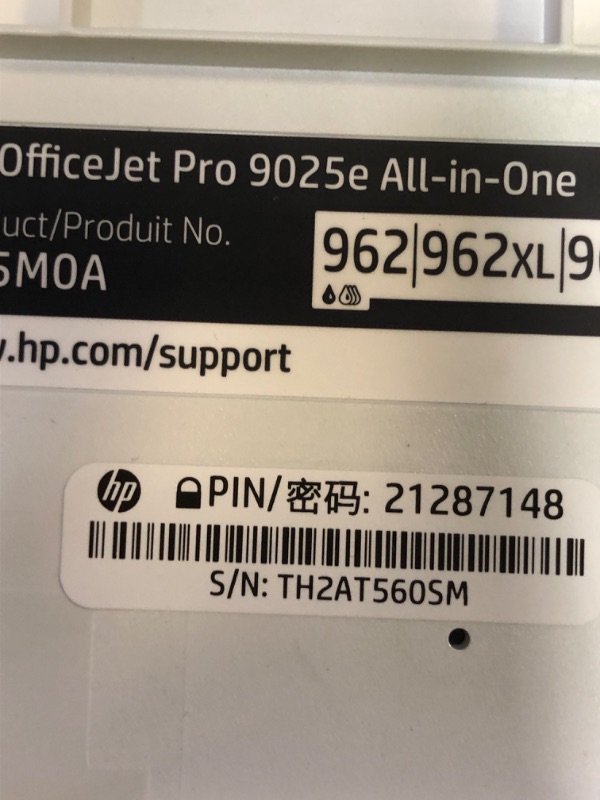 Photo 6 of HP OfficeJet Pro 9025e Wireless Color All-in-One Printer with Bonus 6 Months Instant Ink with HP+ 9025e - Advanced Printer