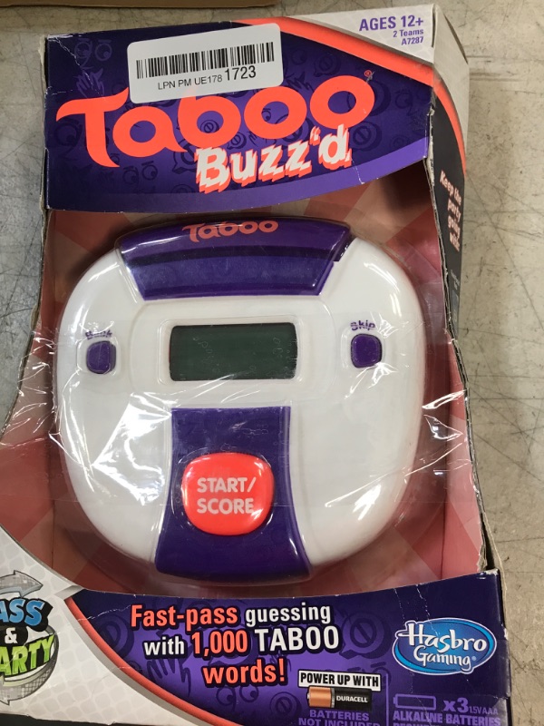 Photo 1 of Hasbro Gaming Taboo Buzzd Game