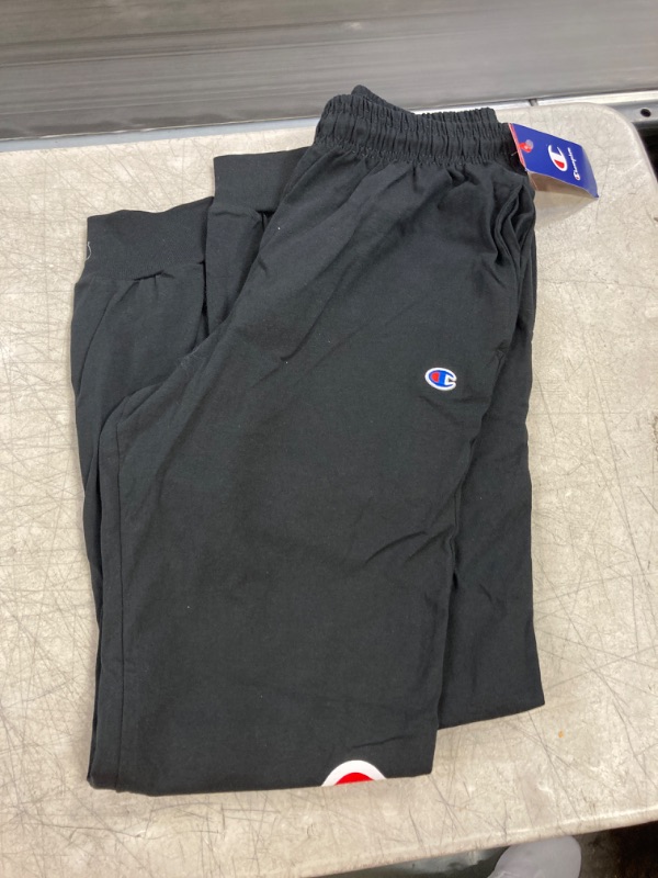 Photo 1 of CHAMPION PANTS-JOGGERS- BLACK 
SIZE- MEDIUM