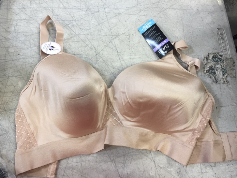 Photo 2 of Bali Women's One Smooth U Bounce Control Wirefree Bra Df3458 34DDD Almond