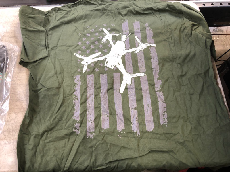 Photo 1 of DRONE SHIRT GREEN - 
SIZE- 2XL 