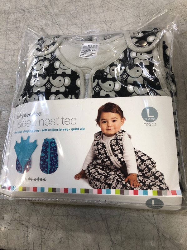 Photo 2 of baby deedee Sleeping Sack, Baby Wearable Blanket Sleeping Bag, Sleep Nest Tee, Infants and Toddlers, Lucky Trunks, Large (18-36 Months) 18-36 Month Lucky Trunks