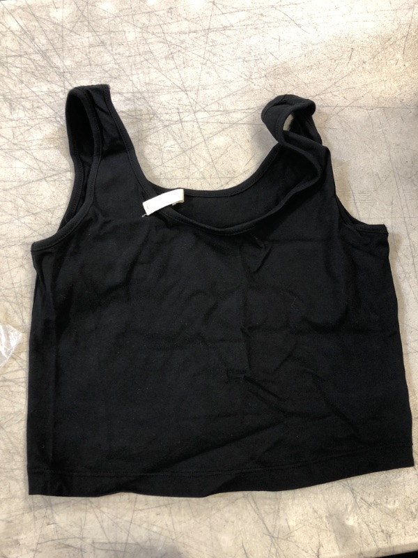 Photo 1 of CROP TOP -BLACK SIZE- M