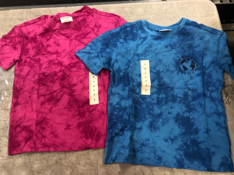 Photo 1 of 2 PIECE SHIRT SET - SIZE- SMALL- BLUE&PINK