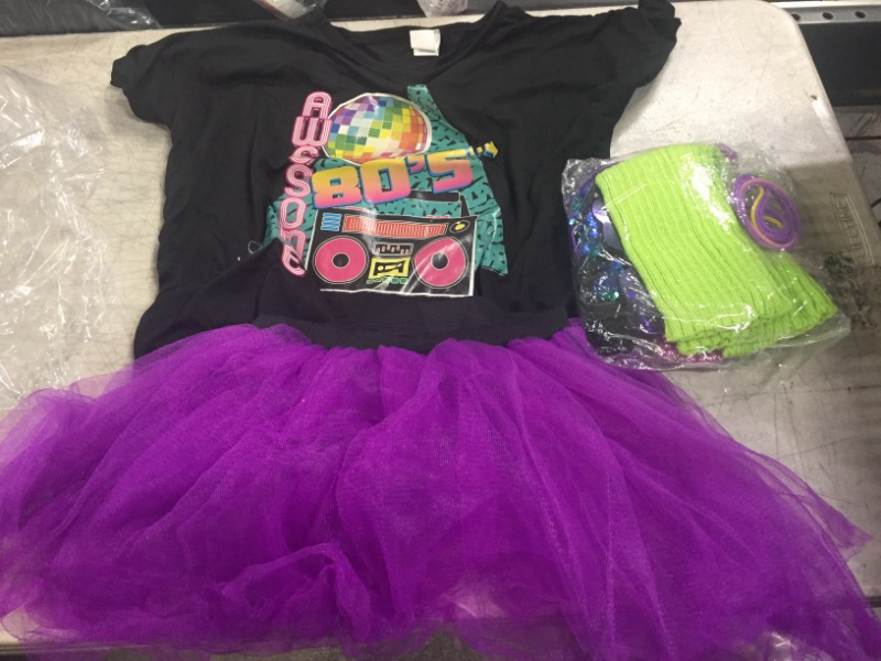 Photo 1 of GIRLS 80'S COSTUME SET
SIZE- M 