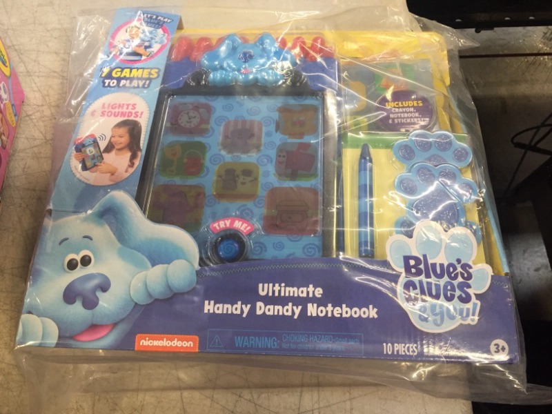 Photo 2 of Blue’s Clues & You! Ultimate Handy Dandy Notebook, Interactive Kids Toy with Lights and Sounds, Blue's Clues Game, by Just Play