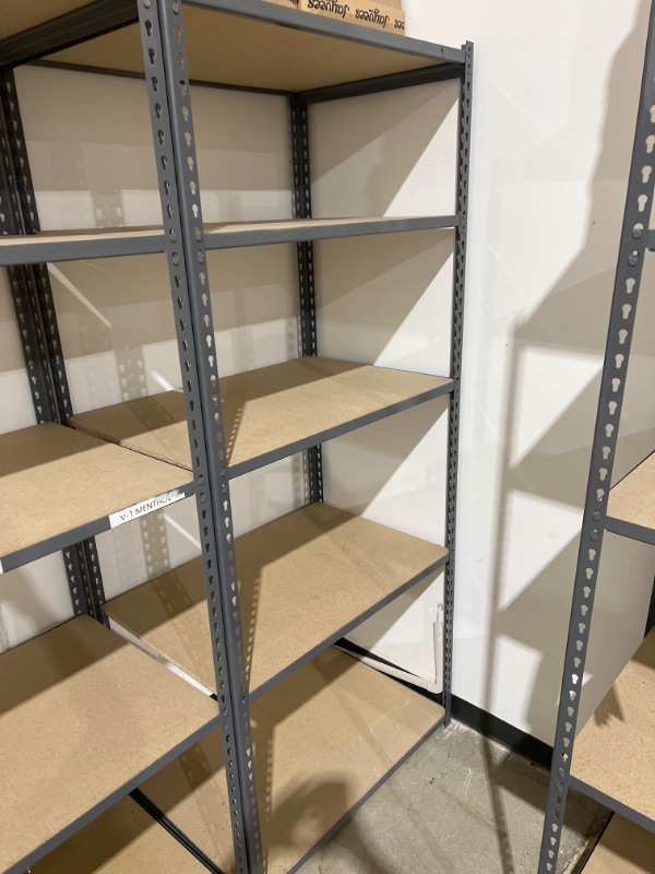 Photo 1 of 24x36x83 uline 5 tier shelving(boards included)