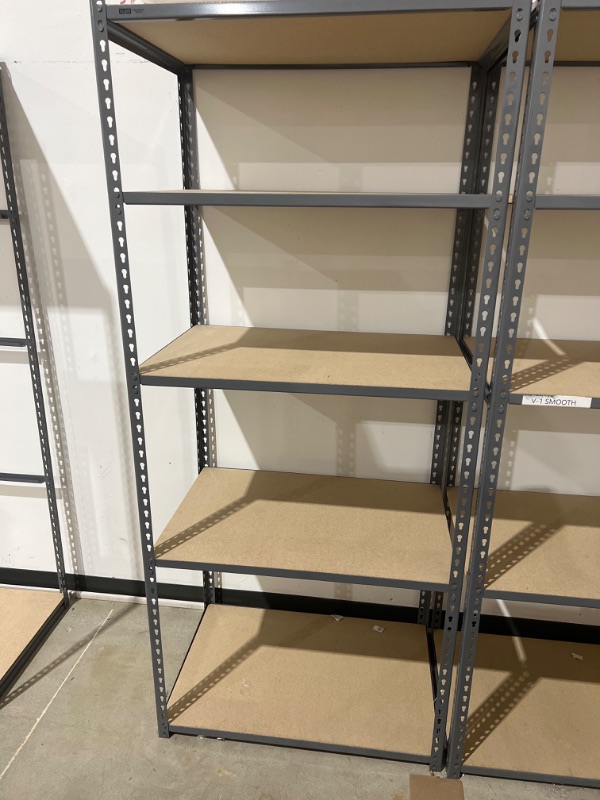 Photo 1 of 24x36x83 uline 5 tier shelving(boards included)