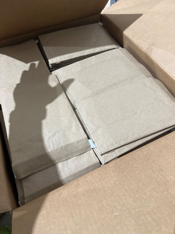 Photo 1 of box of 250 Uline Kraft Self-Seal Padded Mailers #5 - 6x10" 