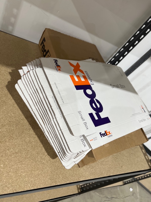 Photo 1 of 10pc 11x1x12 inch small fedex boxes