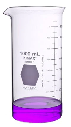 Photo 1 of Kimble KIMAX 14030 Series - Laboratory Beaker Berzelius / Tall Form Borosilicate Glass 1,000 mL (32 oz.) - 14030-1000
