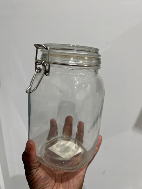 Photo 1 of Glass Locking Lid, Jar, 4.3 x 8