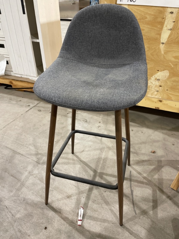 Photo 2 of Copley Upholstered Barstool Light Gray