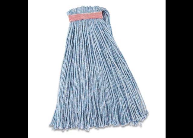 Photo 1 of box of 9 Economy Wet Mop Head - 24 oz, Blue
